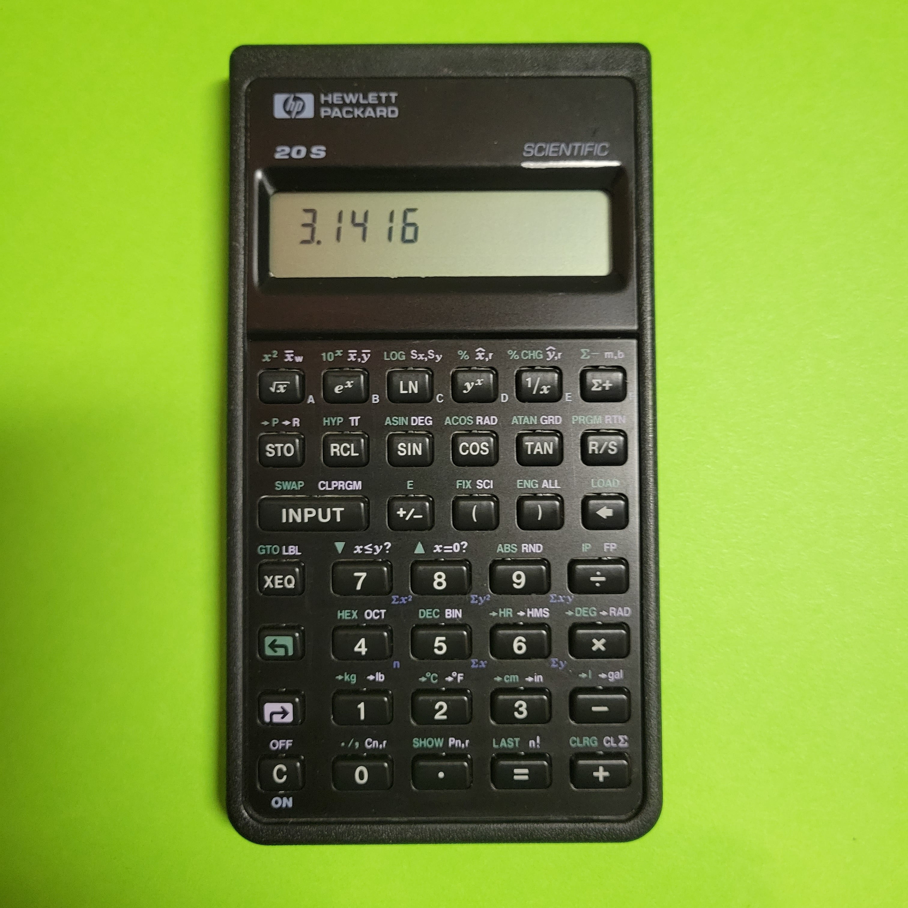 an image of a HP 20s Scientific Calculator
